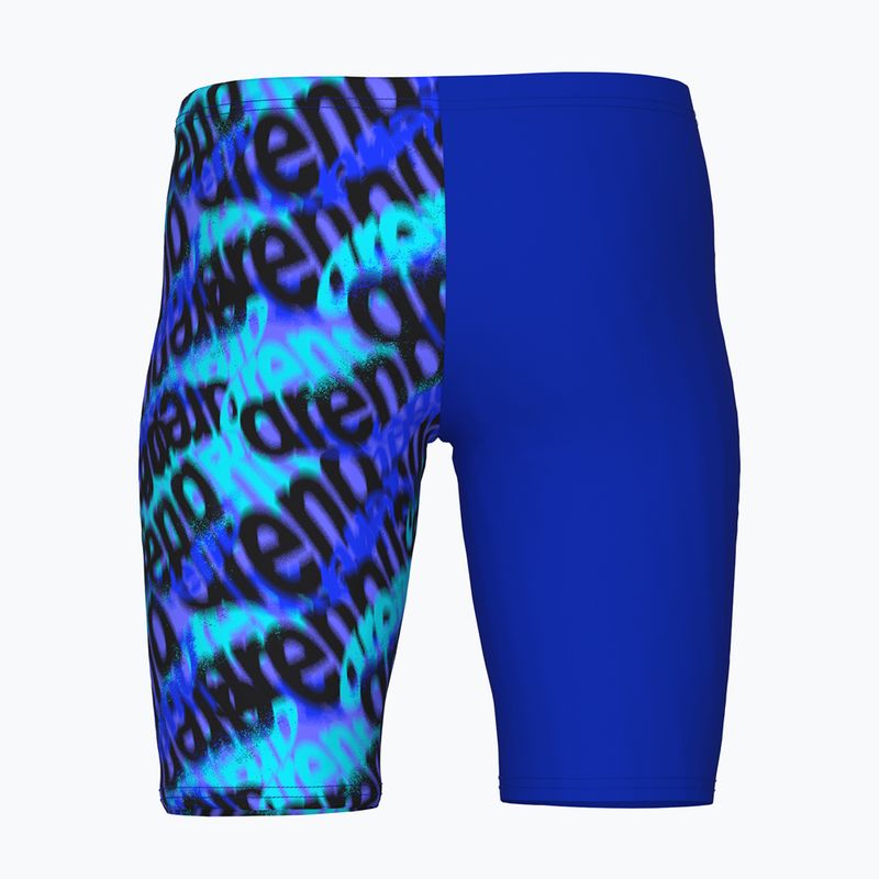 Джамери дитячі arena Crowded Swim Jammer neon blue/neon blue multi 2