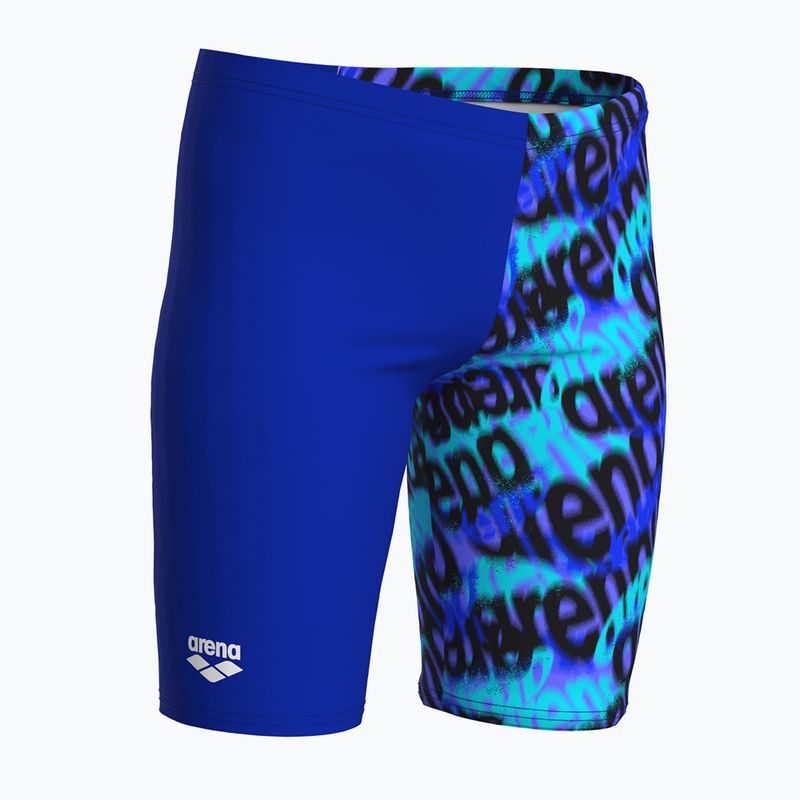 Джамери дитячі arena Crowded Swim Jammer neon blue/neon blue multi 4