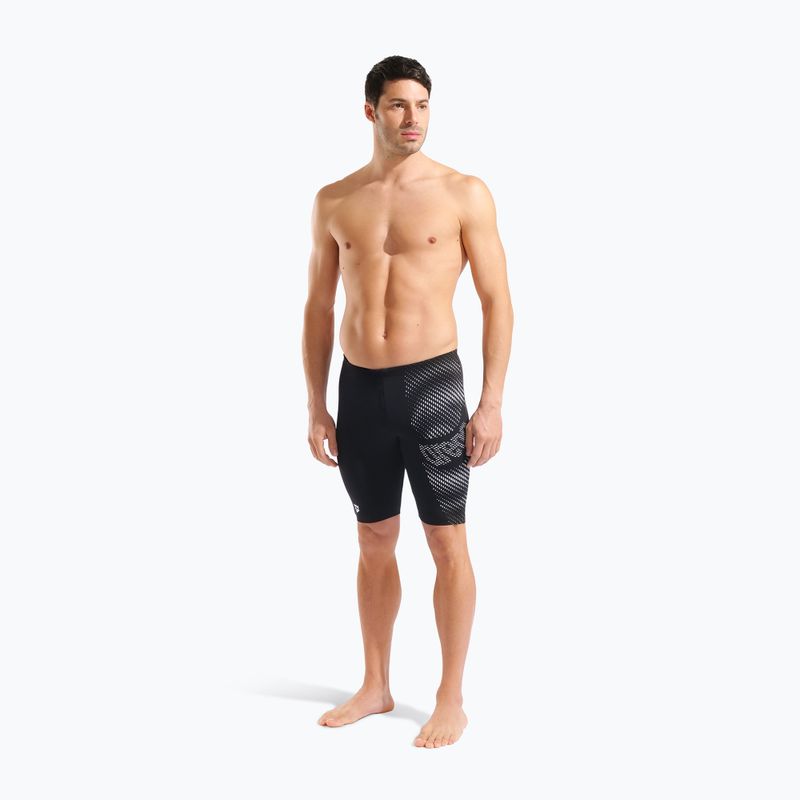 Плавки чоловічі arena Distortion Swim Jammer black/white 2