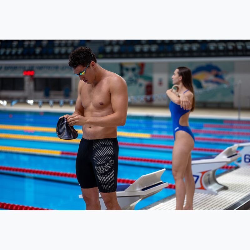 Плавки чоловічі arena Distortion Swim Jammer black/white 7