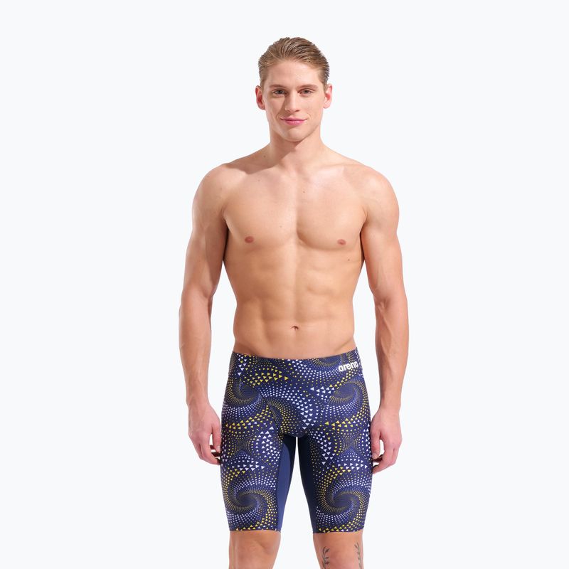 Плавки чоловічі arena Fireflow Swim Jammer navy/tteam navy yellow 5