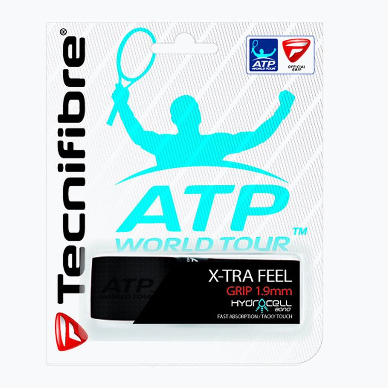 Обмотка для тенісних ракеток Tecnifibre X-Tra Feel чорна 51ATPXFEBK