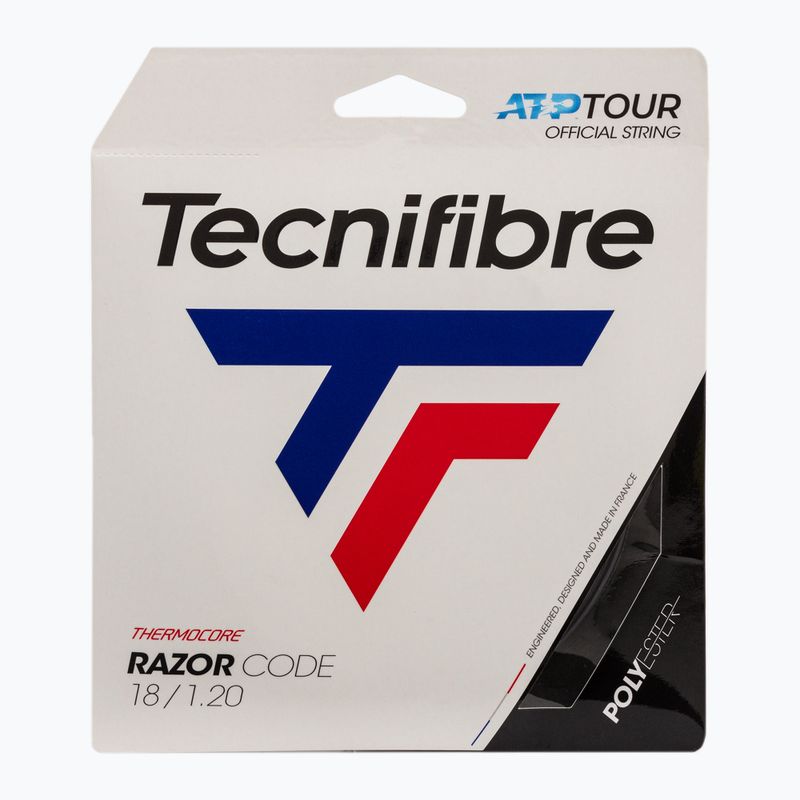 Тенісна струна Tecnifibre Razor Code 12 m чорна 04GRA120XC