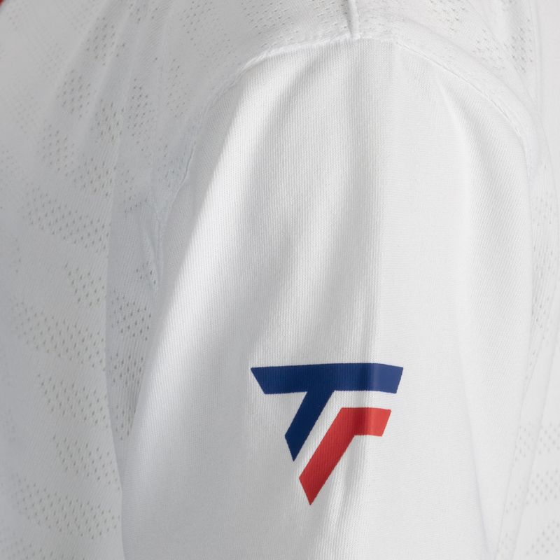 Футболка тенісна дитяча Tecnifibre Polo біла 22F3VE F3 5