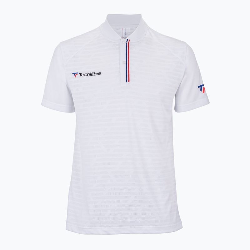 Футболка тенісна дитяча Tecnifibre Polo біла 22F3VE F3 6