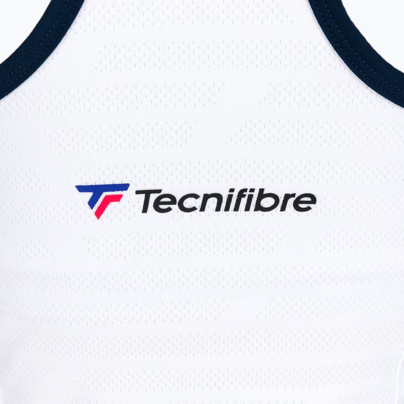 Футболка тенісна дитяча Tecnifibre Tank біла 22LAF3 F3 4