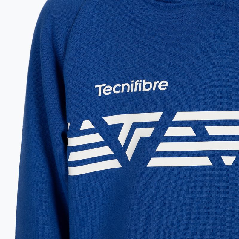 Кофта тенісна дитяча Tecnifibre Fleece Hoodie блакитна 21FLHO 3