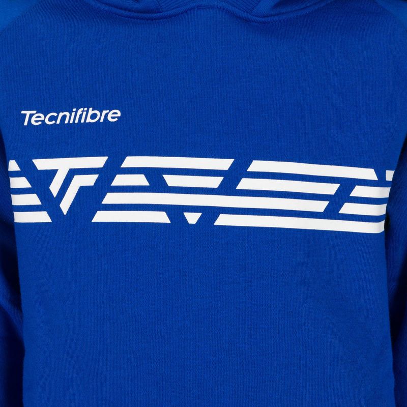 Кофта тенісна дитяча Tecnifibre Fleece Hoodie блакитна 21LAHORO0B 3