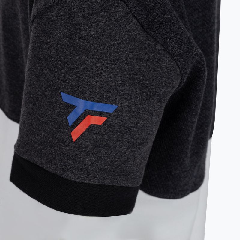 Футболка тенісна дитяча Tecnifibre Stretch біло-чорна 22F1ST F1 4