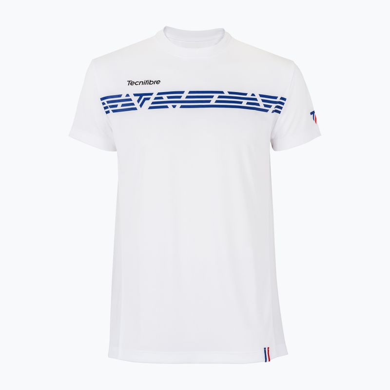 Футболка тенісна чоловіча Tecnifibre F2 Airmesh біла 22F2ST