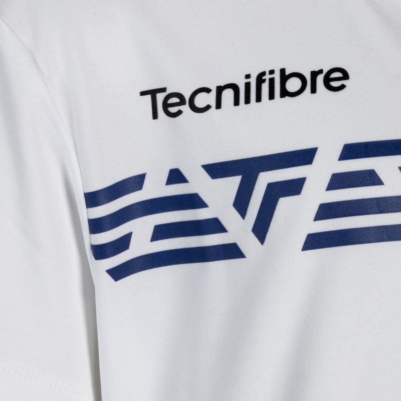 Футболка тенісна дитяча Tecnifibre Airmesh біла 22F2ST F2 3