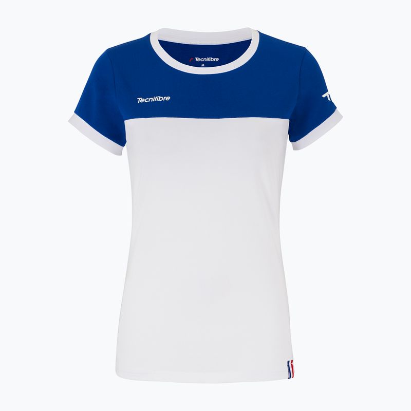 Футболка тенісна жіноча Tecnifibre Stretch біла 22LAF1 F1