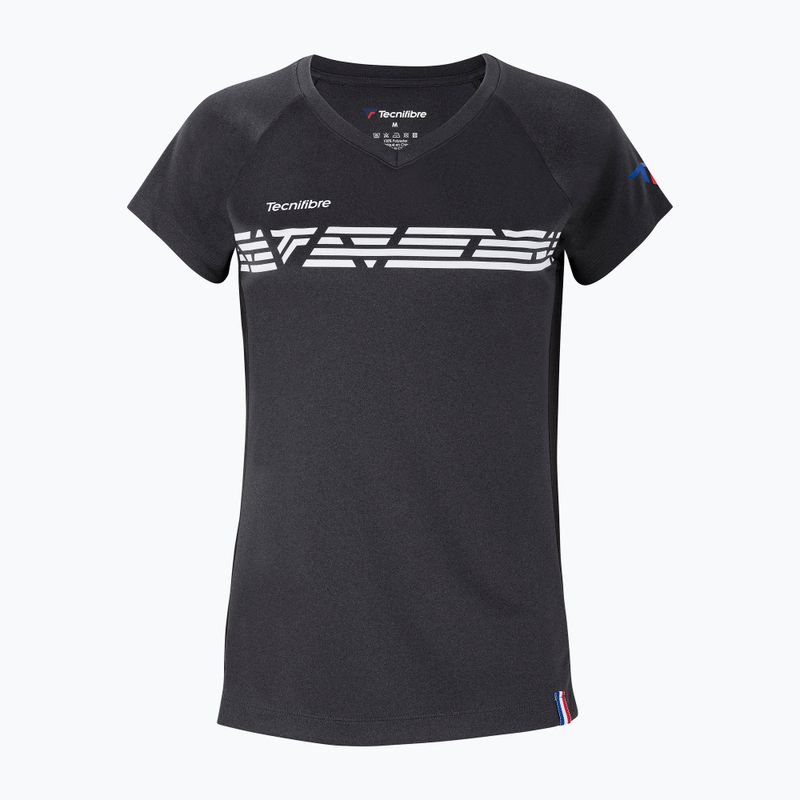 Футболка тенісна жіноча Tecnifibre Airmesh чорна 22LAF2 F2