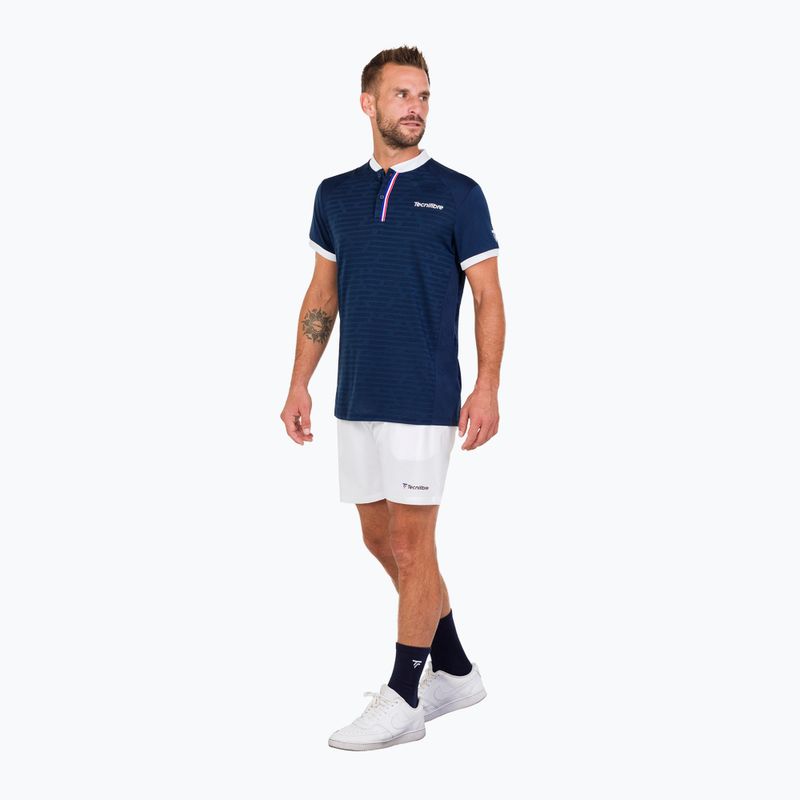 Футболка тенісна чоловіча Tecnifibre Polo блакитна 22F3PO F3 3