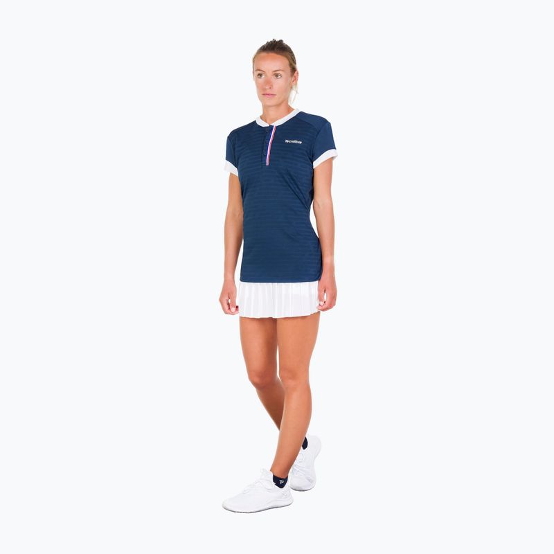 Футболка тенісна жіноча Tecnifibre Tank блакитна 22LAF3 F3 3