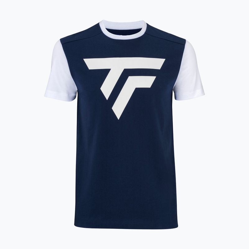 Футболка тенісна чоловіча Tecnifibre Club синя 22CLUBTEE