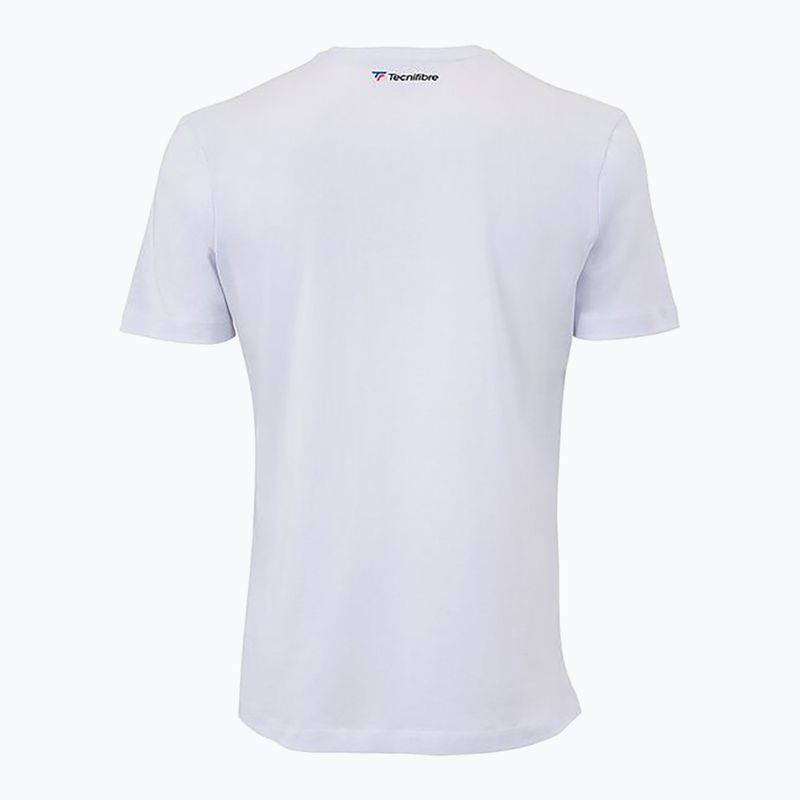 Дитяча футболка Tecnifibre Club Cotton Tee Jr біла 2