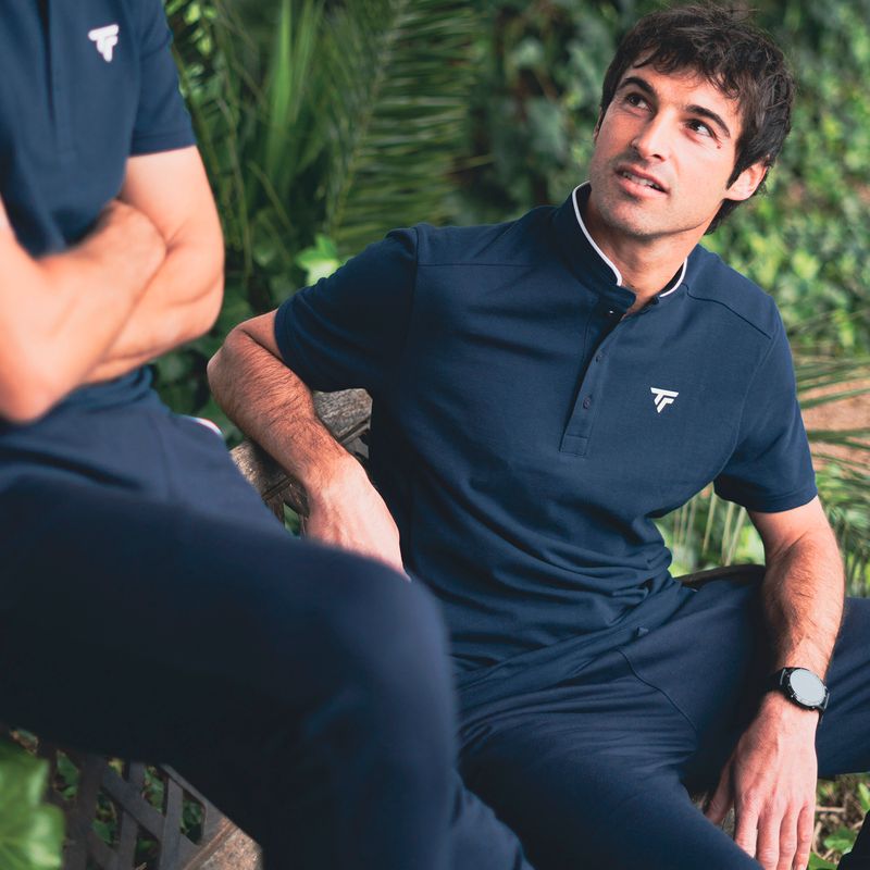 Футболка тенісна чоловіча Tecnifibre Polo Pique синя 25POPIQ224 5