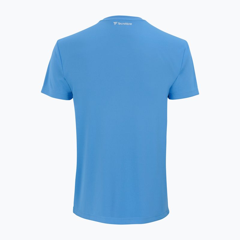 Футболка тенісна дитяча Tecnifibre Team Tech Tee блакитна 22TETEAZ3D 2