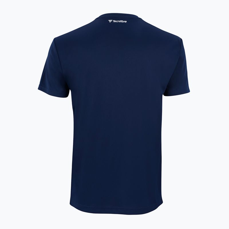 Футболка тенісна чоловіча Tecnifibre Team Tech Tee marine 4