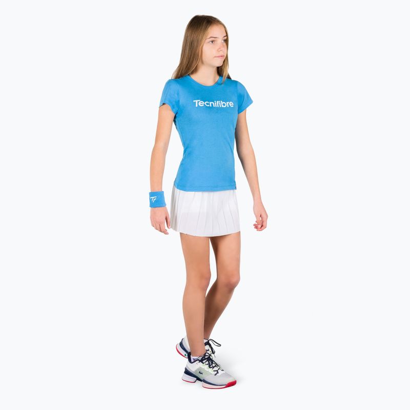 Футболка жіноча Tecnifibre Team Cotton Tee azur 2