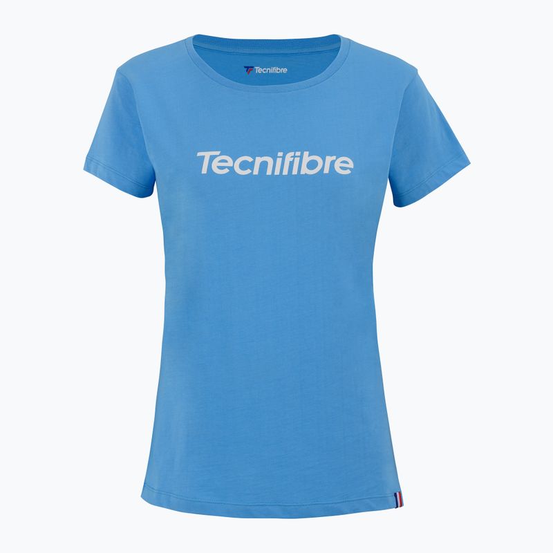 Футболка жіноча Tecnifibre Team Cotton Tee azur 3