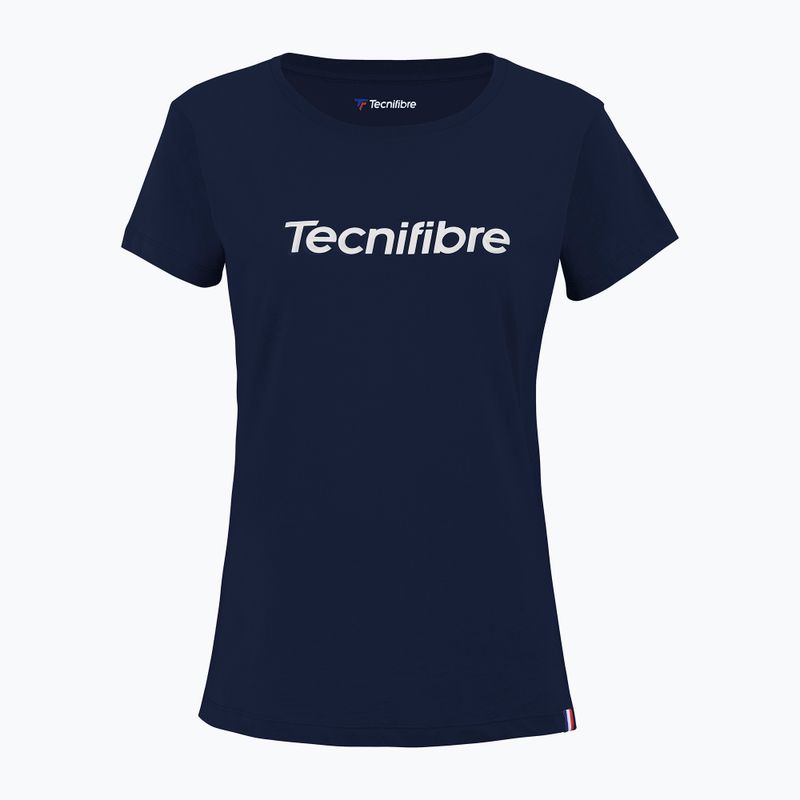 Футболка тенісна жіноча Tecnifibre Team Cotton Tee синя 22WCOTEM34 2