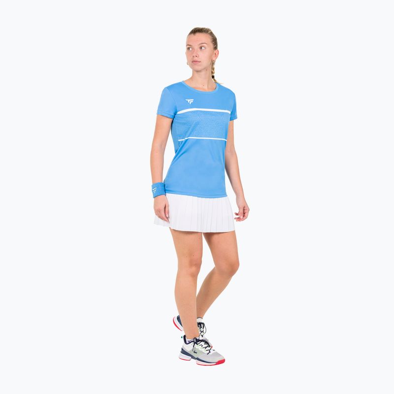 Футболка тенісна жіноча Tecnifibre Team Tech Tee Azur