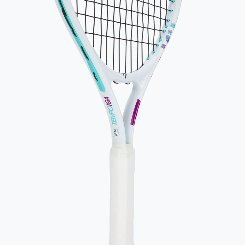 Дитяча тенісна ракетка Tecnifibre Tempo Iga 21 біла 4