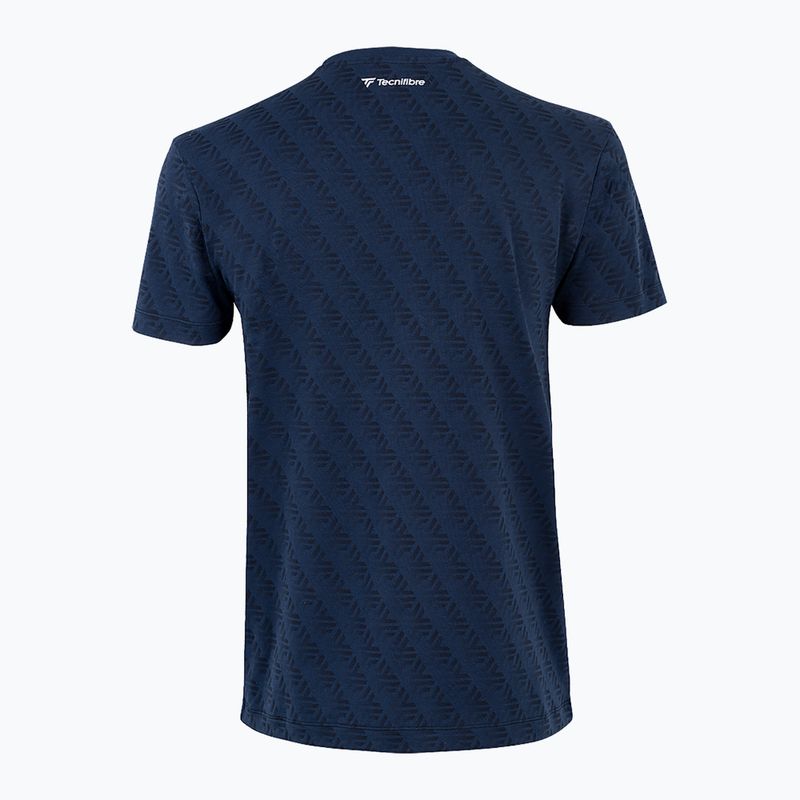 Футболка тенісна чоловіча Tecnifibre Graphic Tee Stretch merine 4