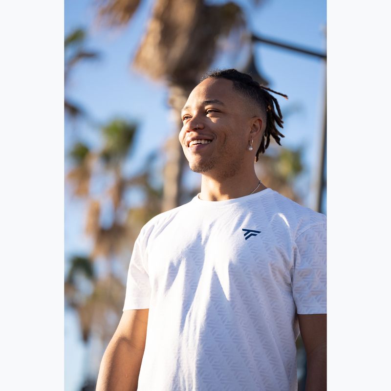 Футболка тенісна чоловіча Tecnifibre Graphic Tee Stretch white 5