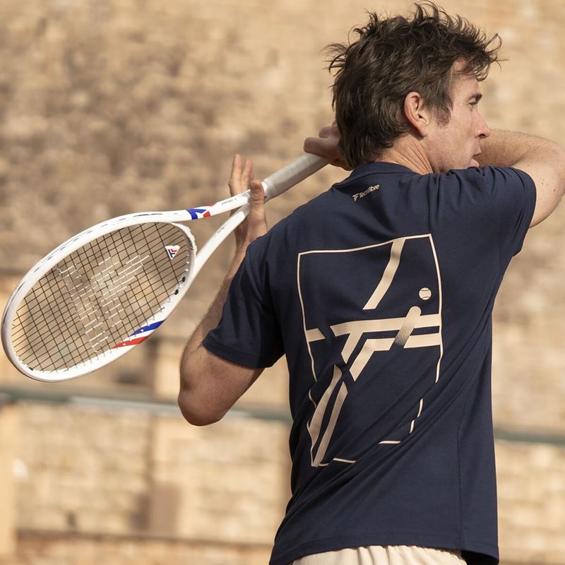 Футболка чоловіча Tecnifibre Graphic Tee marine 6