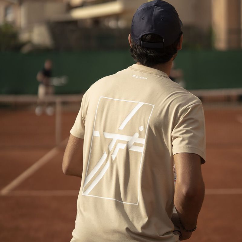 Футболка чоловіча Tecnifibre Graphic Tee sand 6