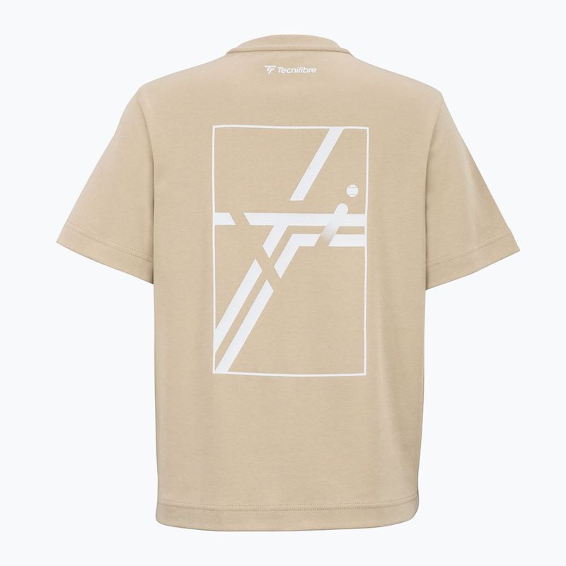 Футболка жіноча Tecnifibre Graphic Tee W sand 5