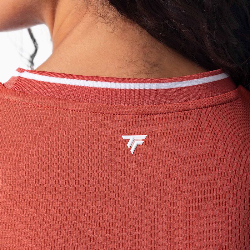 Футболка для тенісу жіноча Tecnifibre Team Tech terracotta 3