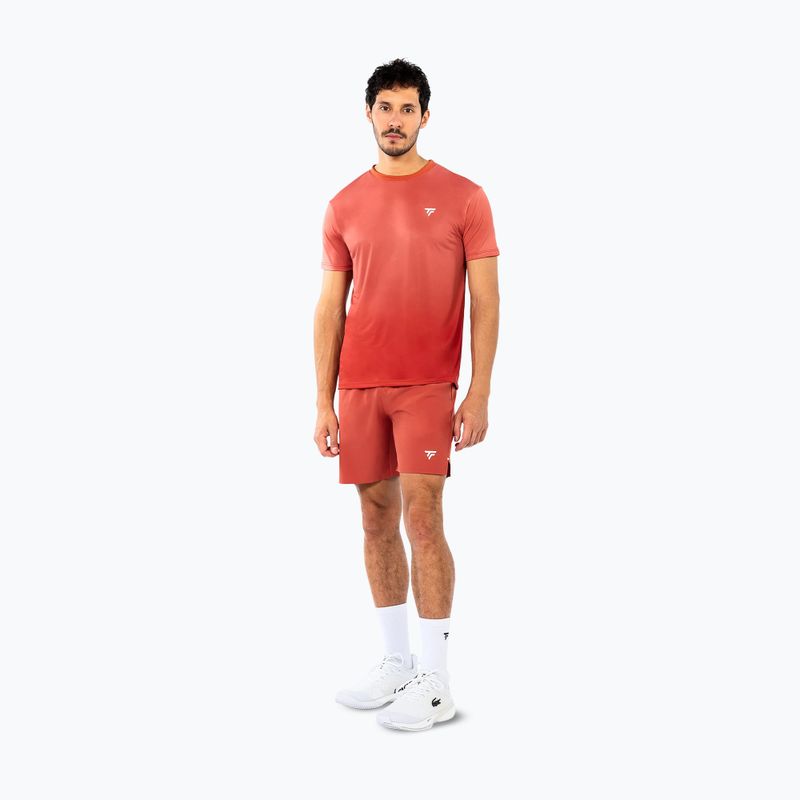 Футболка тенісна чоловіча Tecnifibre Team X-Loop terracotta 2