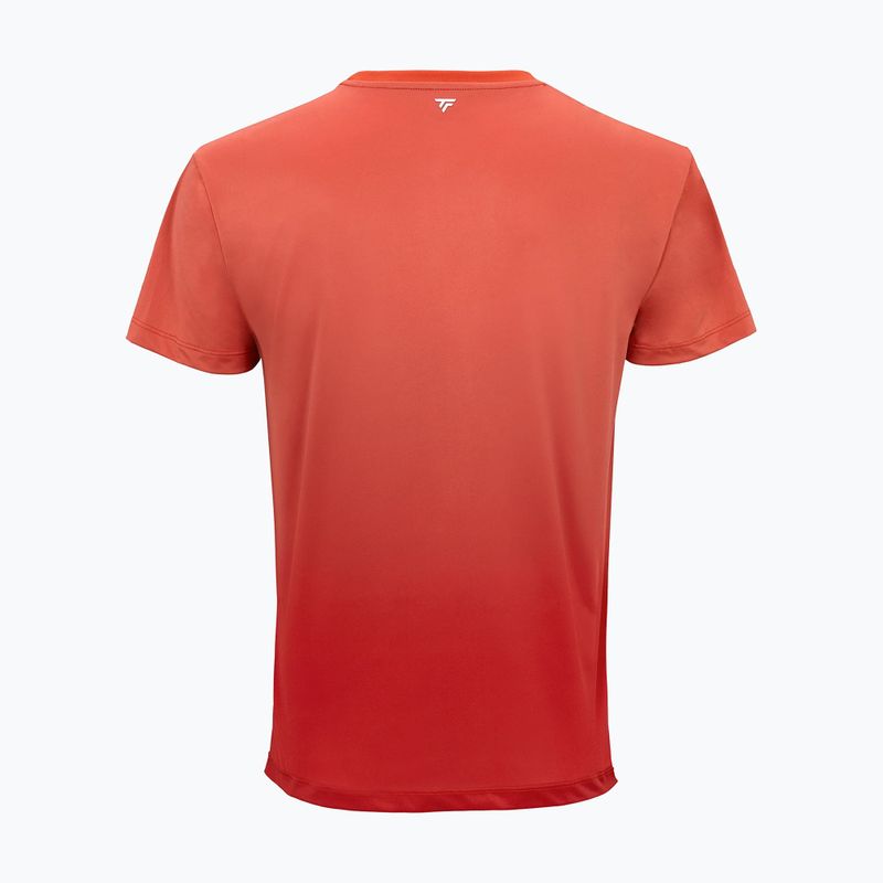 Футболка тенісна чоловіча Tecnifibre Team X-Loop terracotta 5