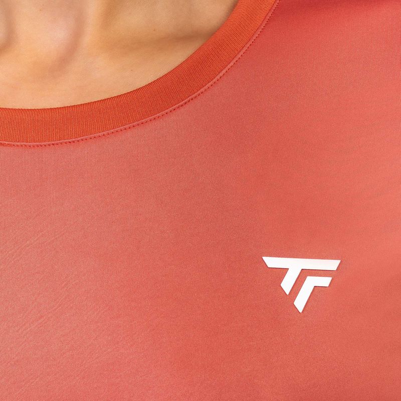 Футболка для тенісу жіноча Tecnifibre Team X-Loop terracotta 3