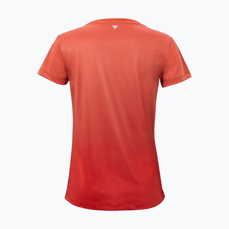 Футболка для тенісу жіноча Tecnifibre Team X-Loop terracotta 5