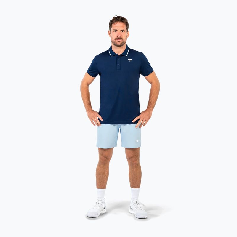 Футболка поло тенісна чоловіча Tecnifibre Team Tech Polo marine 2