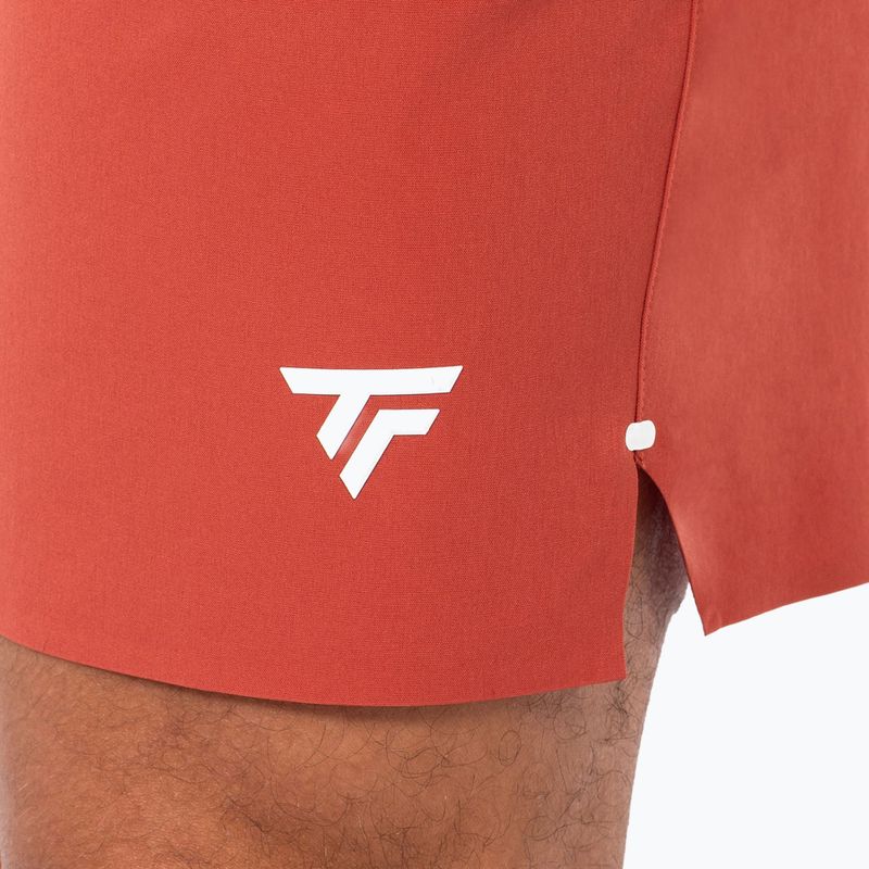 Шорти тенісні чоловічі Tecnifibre Team Stretch Short terracotta 3
