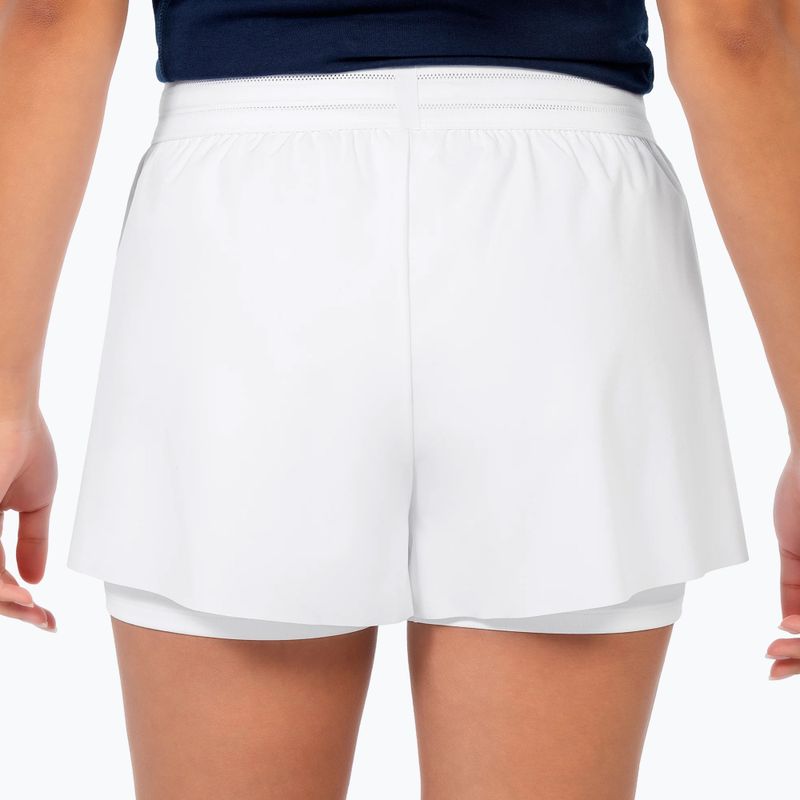 Шорти тенісні жіночі Tecnifibre Team Stretch Short W white 4