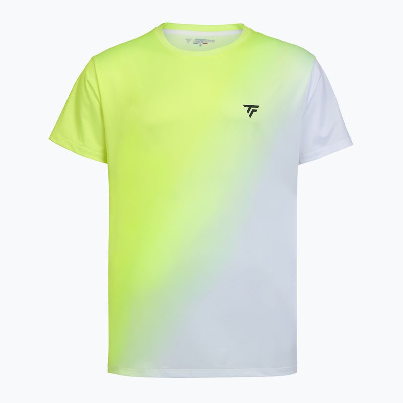 Футболка тенісна чоловіча Tecnifibre X-Loop Tee white/yellow 4
