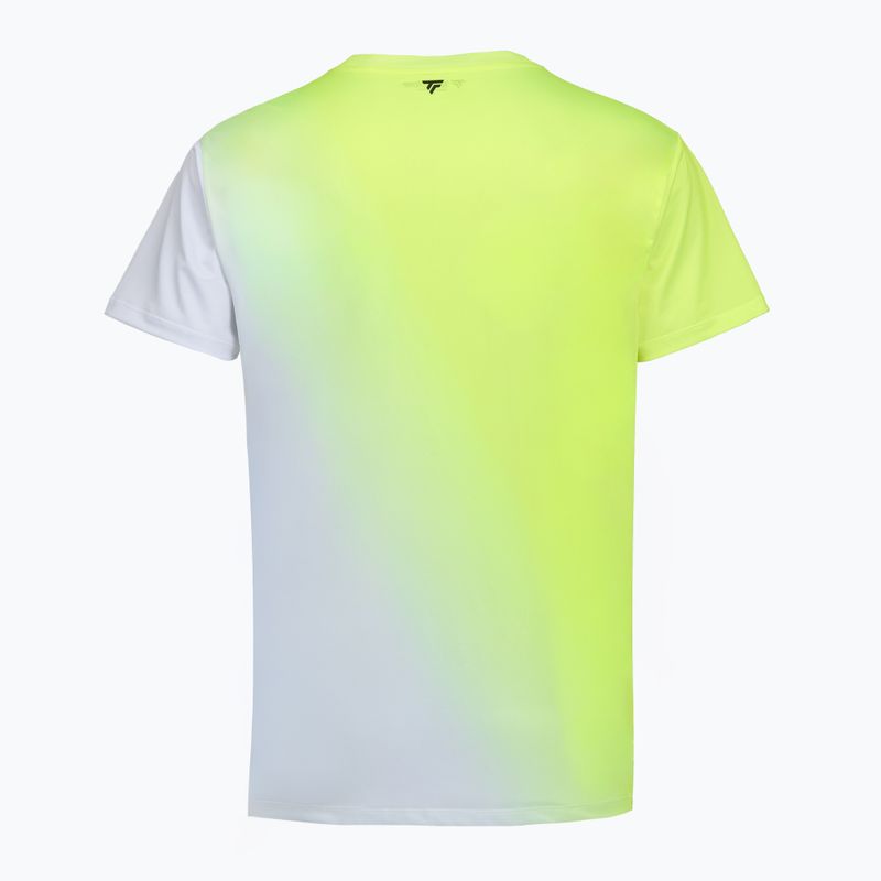 Футболка тенісна чоловіча Tecnifibre X-Loop Tee white/yellow 5