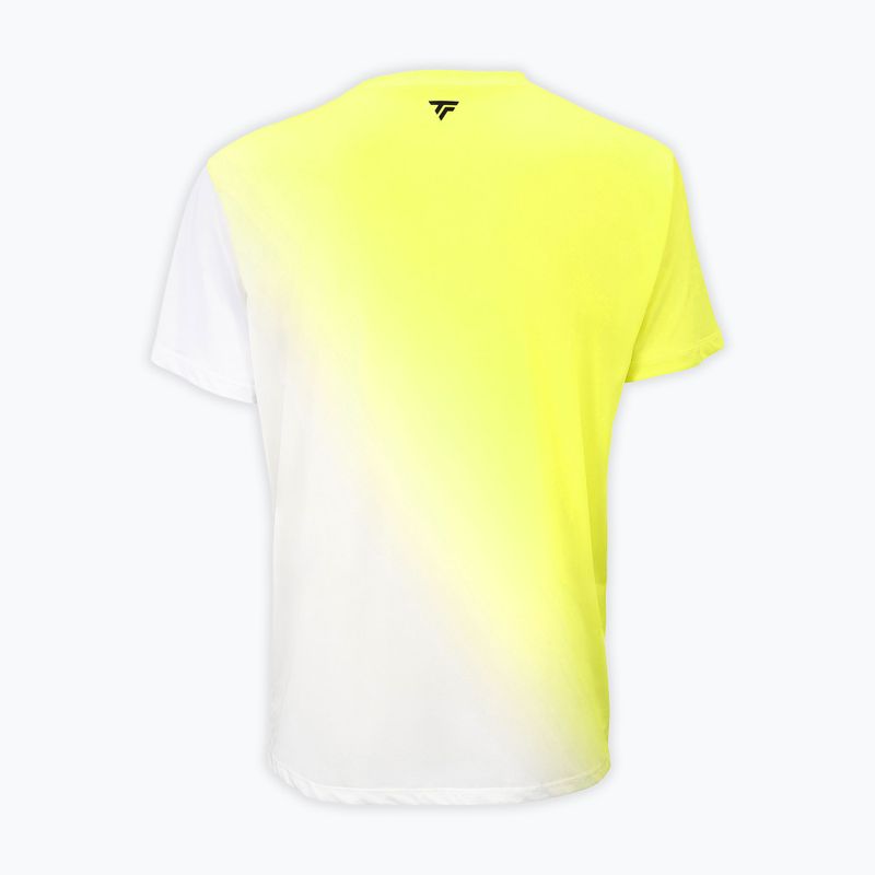 Футболка тенісна чоловіча Tecnifibre X-Loop Tee white/yellow 5