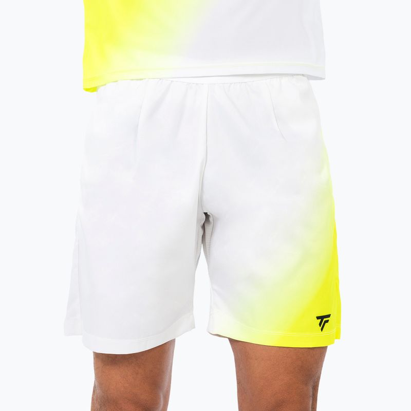 Шорти тенісні чоловічі Tecnifibre X-Loop white/yellow 3