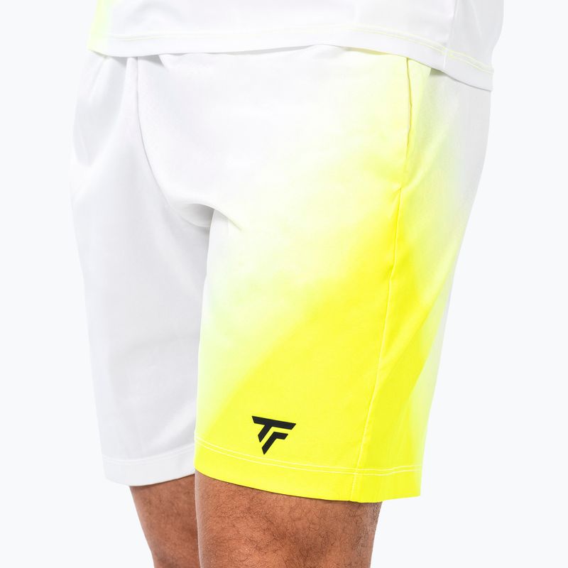 Шорти тенісні чоловічі Tecnifibre X-Loop white/yellow 4