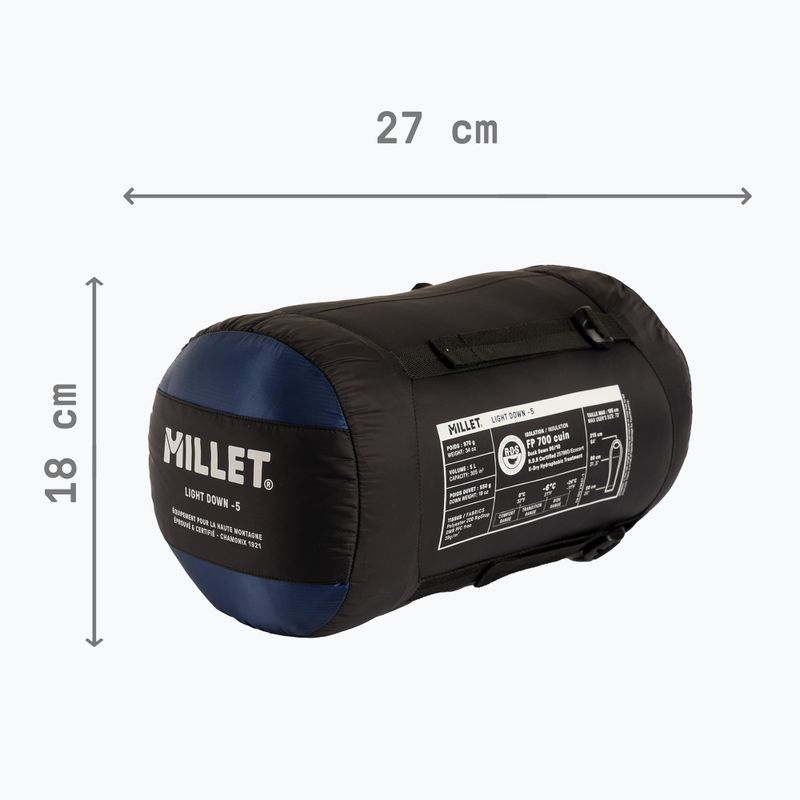 Спальний мішок Millet Light Down -5° navy blue 5