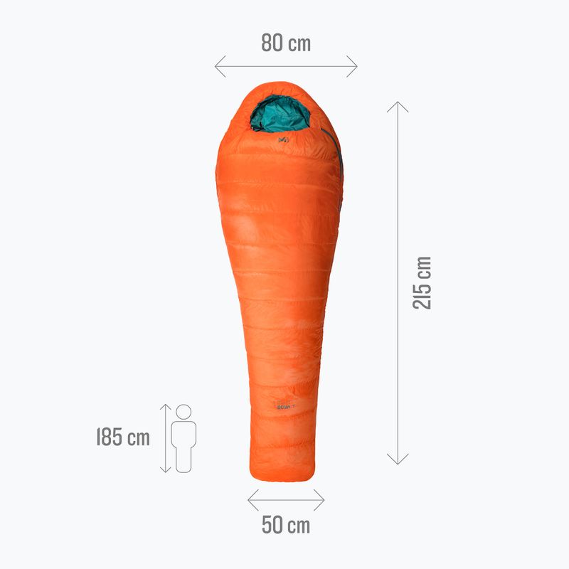 Спальний мішок Millet Light Down 5 orange 4