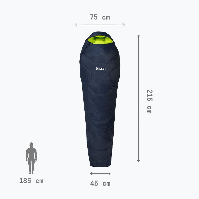 Спальний мішок Millet Baikal 1100 Regular saphir 4